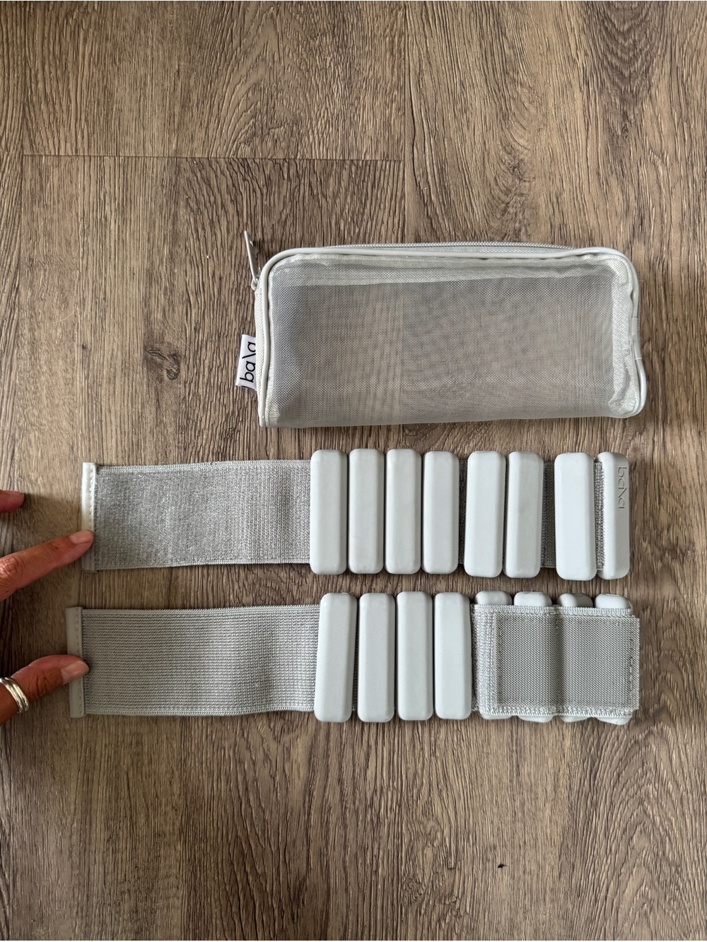 Bala Bangles - Grey, 1lb, with Travel Pouch